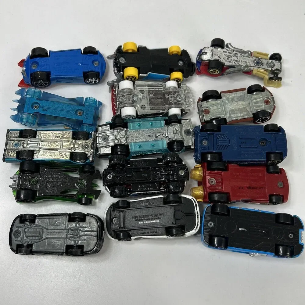Hot Wheels Marvel DC Superhero Lot Wolverine Aquaman Thor SpiderMan Ghost Rider